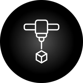 3d Printing Vector Icon
