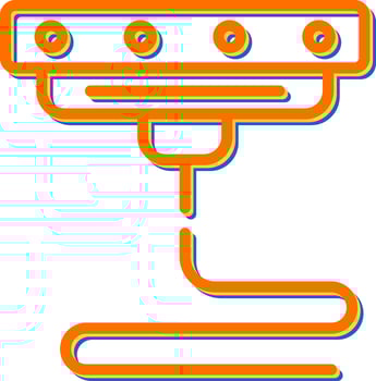 3D Printer Vector Icon