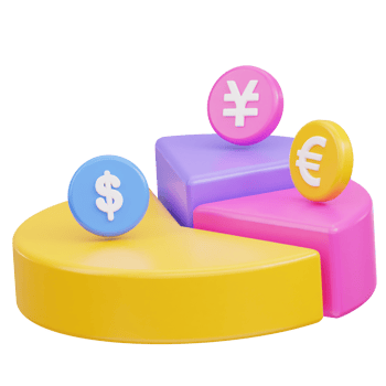 infographic icon 3d rendering illustration png
