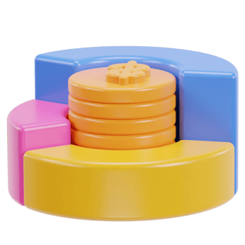 infographic icon 3d rendering illustration png