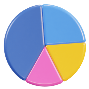 3d pie chart icon png