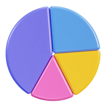 3d pie chart icon png