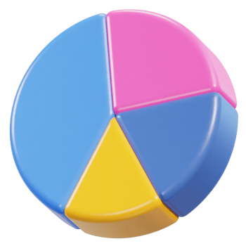 3d pie chart icon png