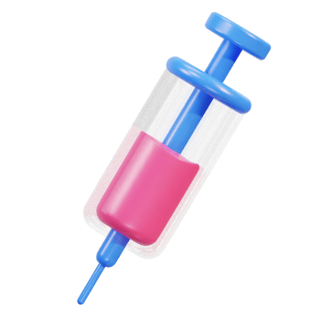 syringe for medical injection vaccination medicine medical equipment 3d icon png