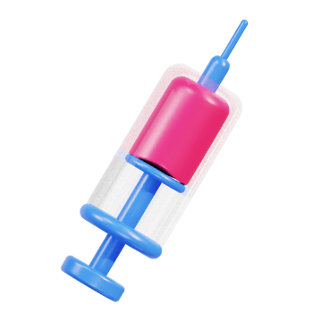 syringe for medical injection vaccination medicine medical equipment 3d icon png
