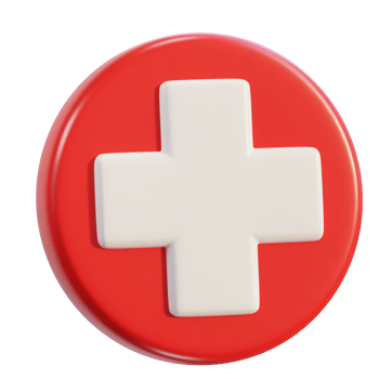 3d modern pharmacy symbol Health insurance icon png
