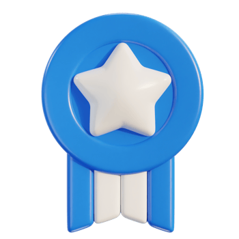 3d ribbon award meal icon png