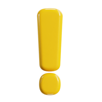 3d  warning or danger risk message alert problem icon png