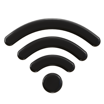 3d wifi wireless network icon illustration png