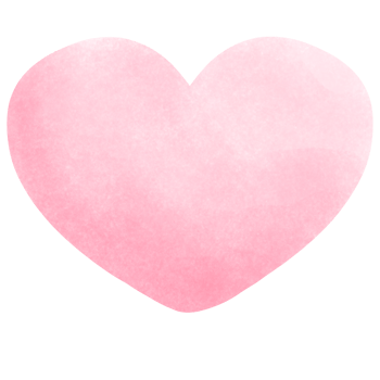 Pink heart illustration png