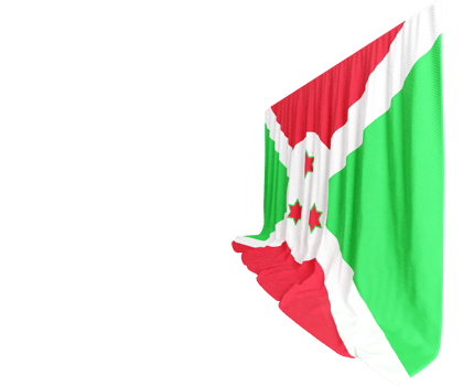 Glimpse unity culture in 3D Burundian flags Illuminate echoes at events Bright shines png