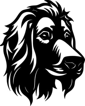 Dog - Black and White Isolated Icon - Vector illustration
