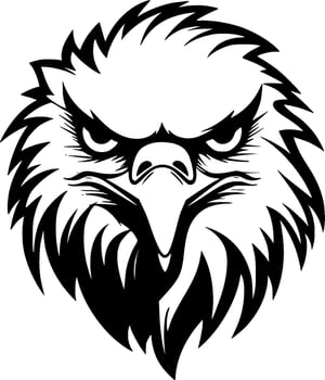 Eagle - Minimalist and Flat Logo - Vector illustration