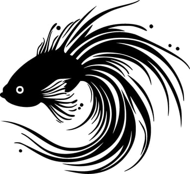 Fish - Minimalist and Flat Logo - Vector illustration