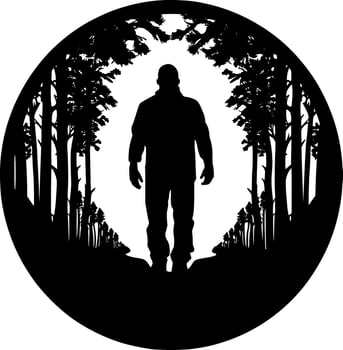 Horror - Minimalist and Flat Logo - Vector illustration