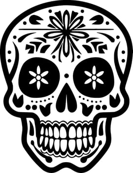 Skull - High Quality Vector Logo - Vector illustration ideal for T-shirt graphic