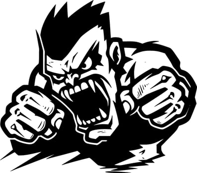 Zombie - High Quality Vector Logo - Vector illustration ideal for T-shirt graphic