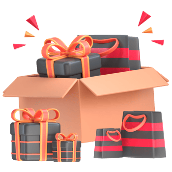 Black Friday Rendered 3D Icon png