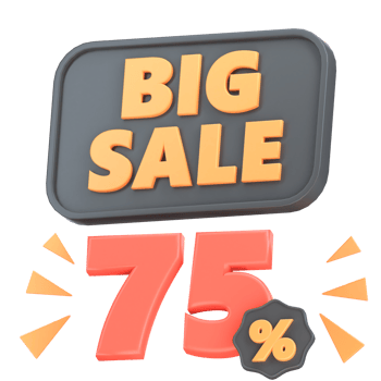 Black Friday Rendered 3D Icon png