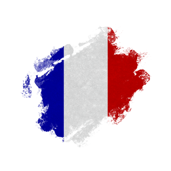 French Brush Flag png