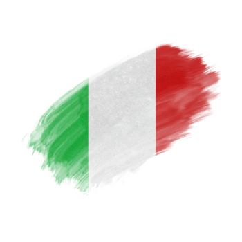 Italy Brush Flag png