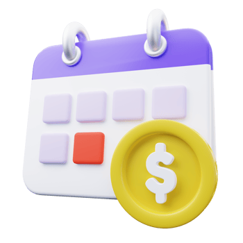 Payment Due 3D Icon png