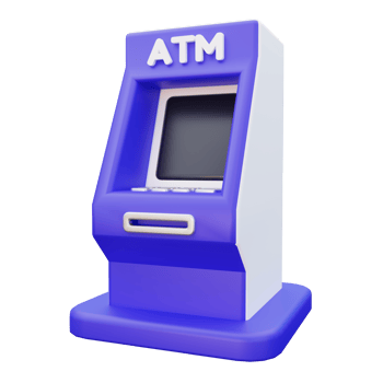 ATM Machine 3D Icon png