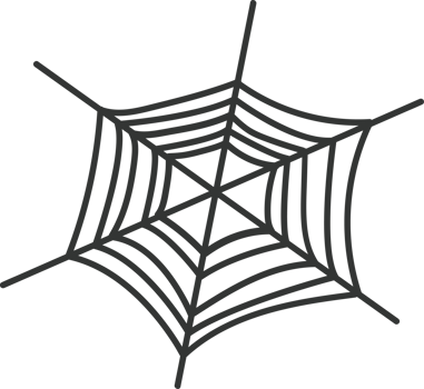 a cute cobweb png