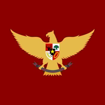 Indonesian state symbol vector
