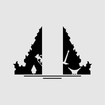 Arch of indonesian culture vector