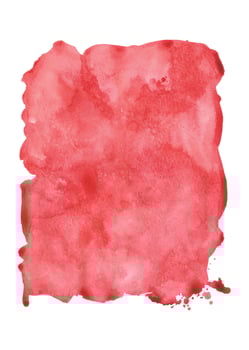 Abstract background with bright red watercolor stains splash vector