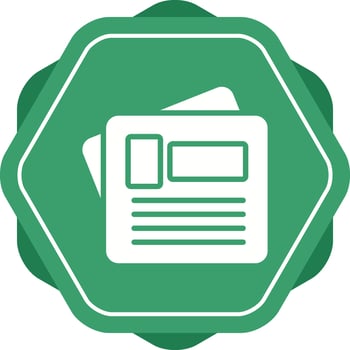 Newspaper Vector Icon