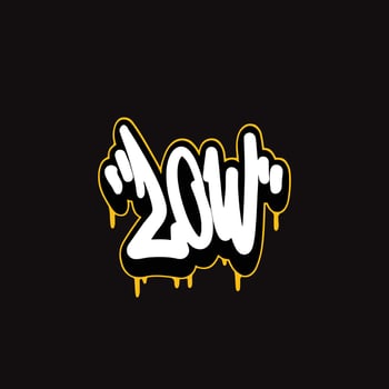 graffiti vector tagging letter word text street art mural