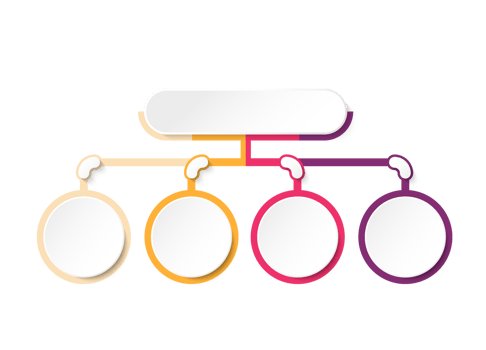 Infographic process design 4 options or steps. png