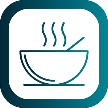 Bowl Vector Icon Design