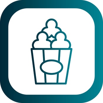 Popcorn  Vector Icon Design