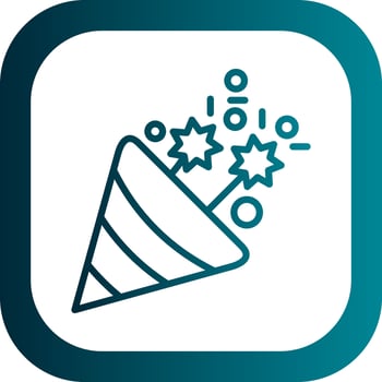 Confetti  Vector Icon Design