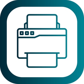 Printer  Vector Icon Design