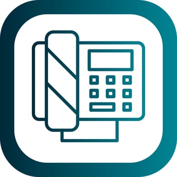 Telephone  Vector Icon Design