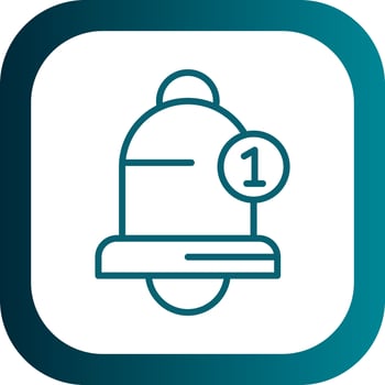 Notification Bell  Vector Icon Design