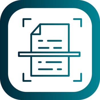 Scanning  Vector Icon Design