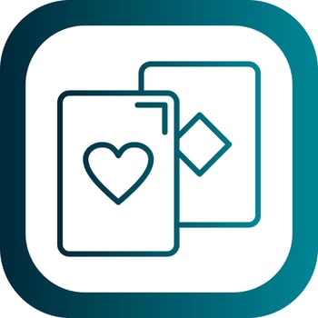 Card Game  Vector Icon Design