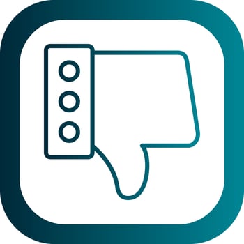 Dislike  Vector Icon Design