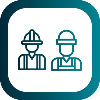Workers  Vector Icon Design