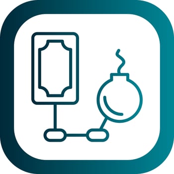 Debt Vector Icon Design