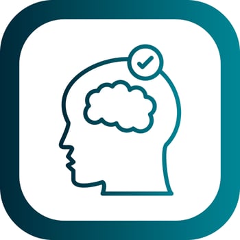 Mental Disorder Vector Icon Design