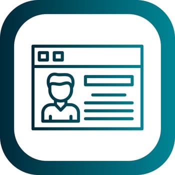 Profile Vector Icon Design