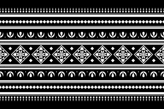 ethnic geometric seamless pattern. Geometric white background. Design for fabric, clothes, decorative paper, wrapping, textile, embroidery, illustration, vector, tribal pattern vector