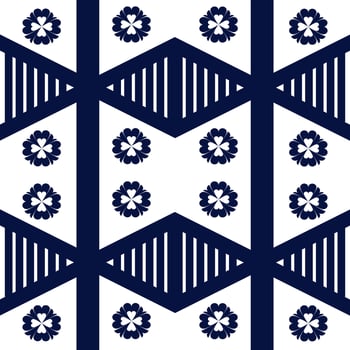 Ethnic abstract ikat art. Seamless pattern in tribal, folk embroidery, and Mexican style. Aztec geometric art ornament print.Design for carpet, wallpaper, clothing, wrapping, fabric, cover, textile vector