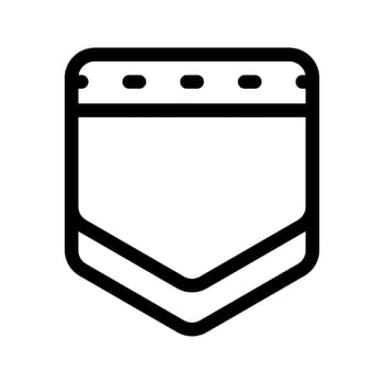 Pockets Icon Vector Symbol Design Illustration